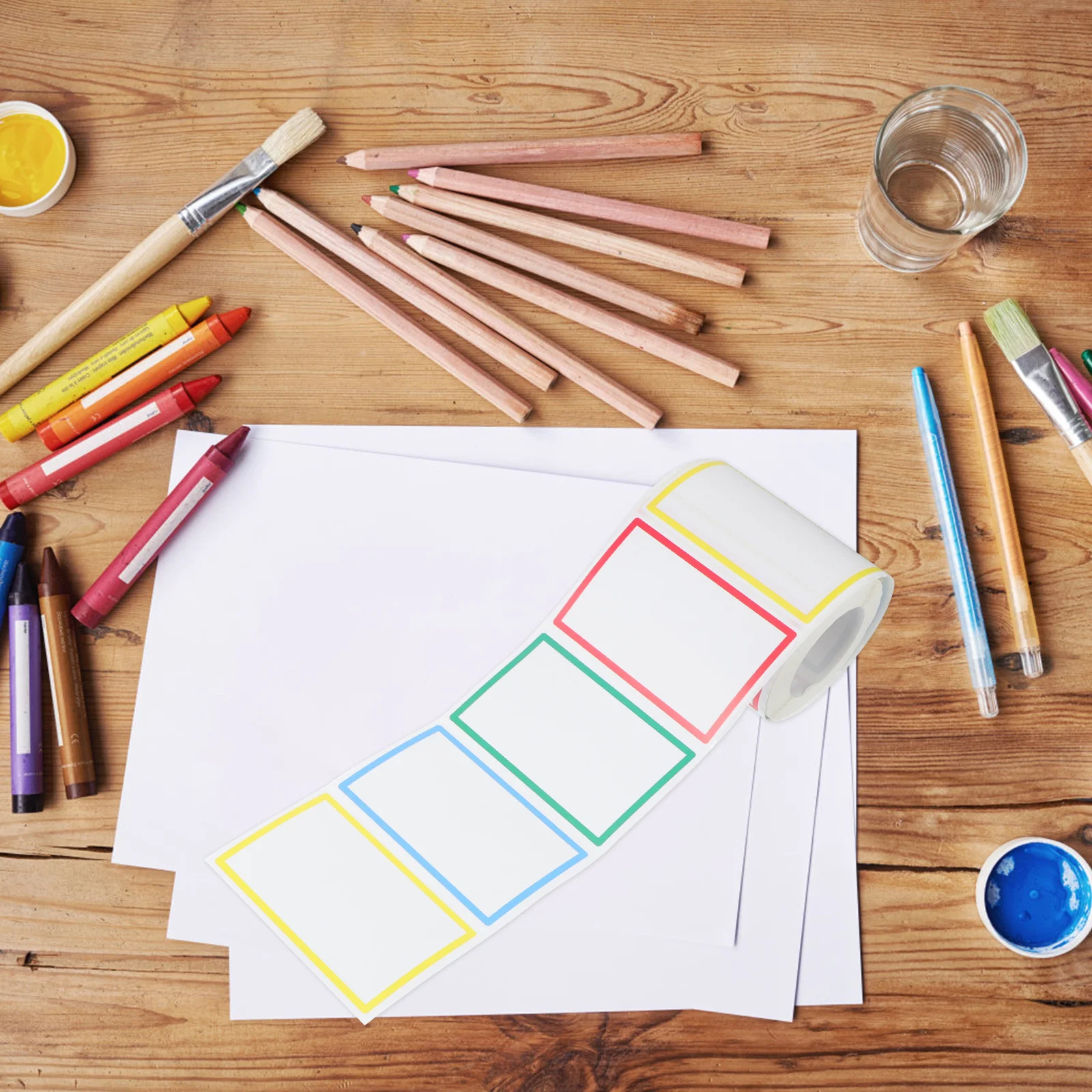 

Пустые наклейки с именем, этикетки «сделай сам», для школы, лагеря, офиса, красочные, легко снимаются и приклеиваются, наклейки с именными бирками для письма