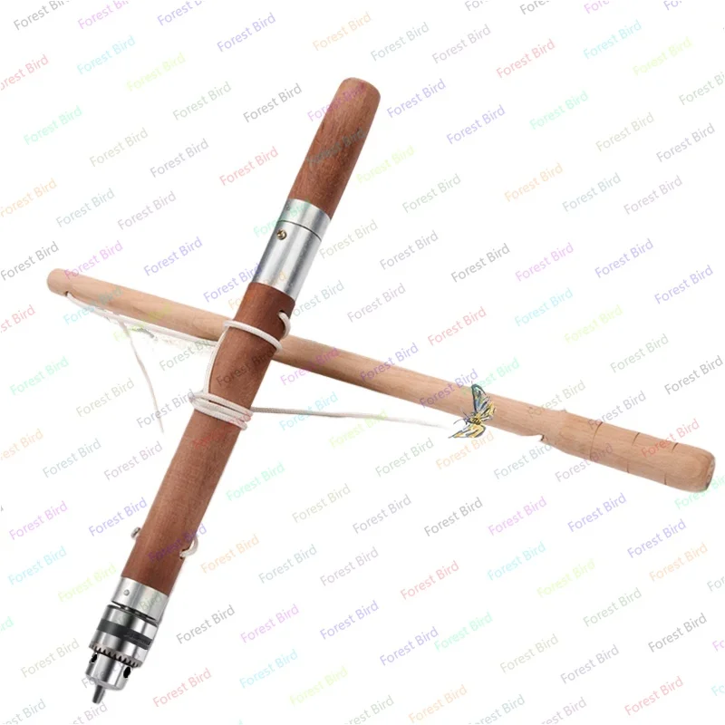 Woodworking Hand Drill Old-fashioned Hand Drill Traditional Hand Drill Carpenter Tools Daquan Ancient Punching ArtifactNostalgia