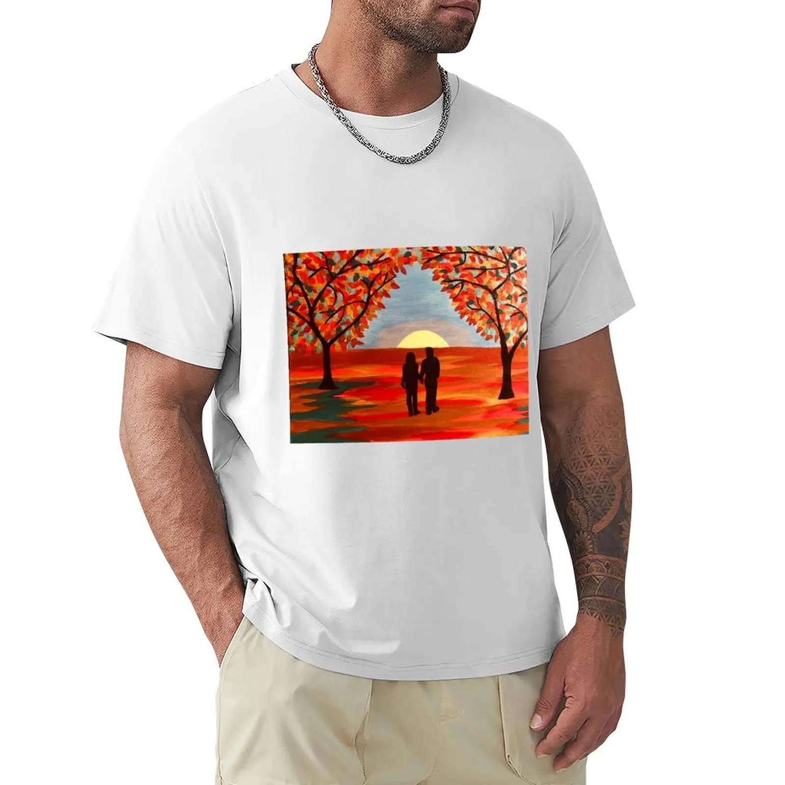 A walk in the fall leaves T-Shirt oversizeds sublime Men's t shirts