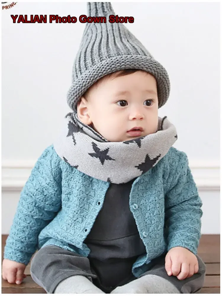 Baby Autumn Newborn Infant Boys Girls Knit Top Fleece Lined Warm Outerwear