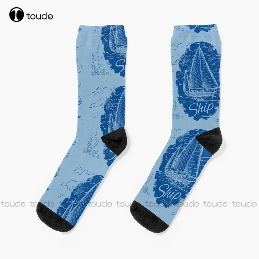 

Good Day To Sail Socks Halloween Socks Men Thanksgiving Christmas New Year Gift Unisex Adult Teen Youth Socks Hd High Quality