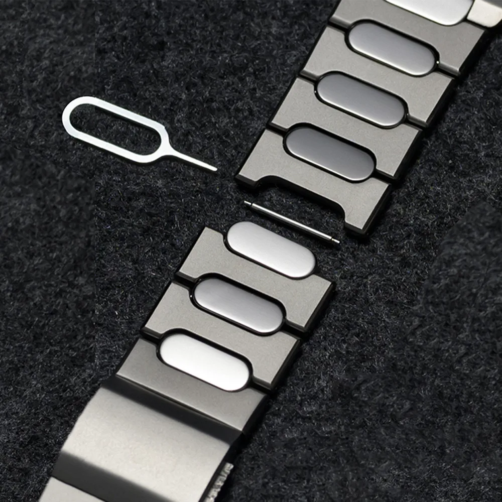 22 مللي متر مان حزام تيتانيوم لساعة هواوي GT6 Pro GT5 Pro 46 مللي متر حزام معدني للأعمال النهائية لـ Amazfit Balance T-REX 3 OnePlus