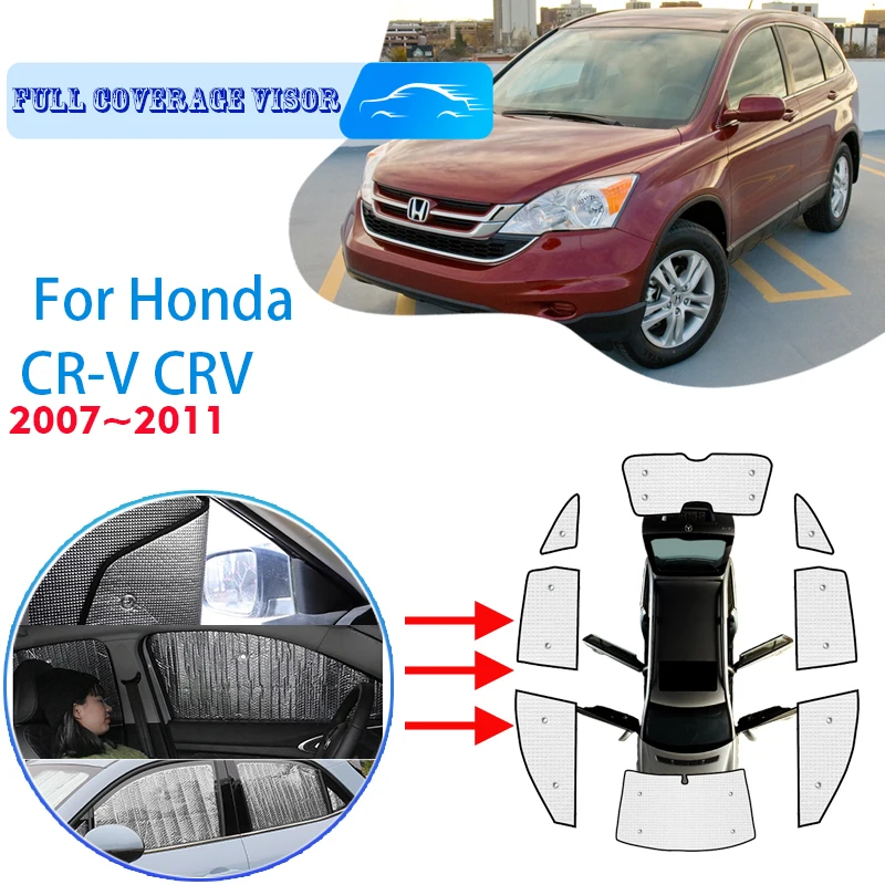 

For Honda CR-V CRV 3rd 2007 2008 2009 2010 2011 Car Window Windshield Sunshade UV Protect Reflector Sun Shade Auto Sun Visor