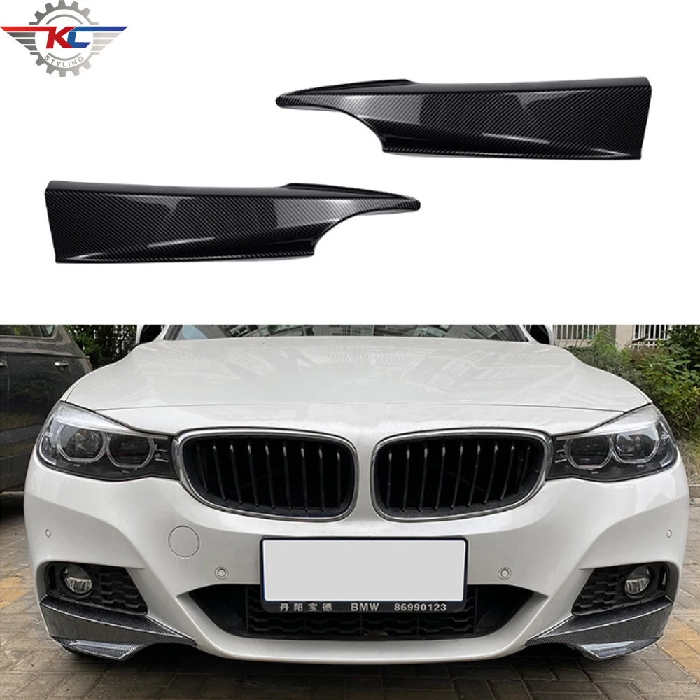 

2 шт./комплект, карбоновые передние бамперы для BMW 3GT F34 M Pack 320i 325i 2014-2019