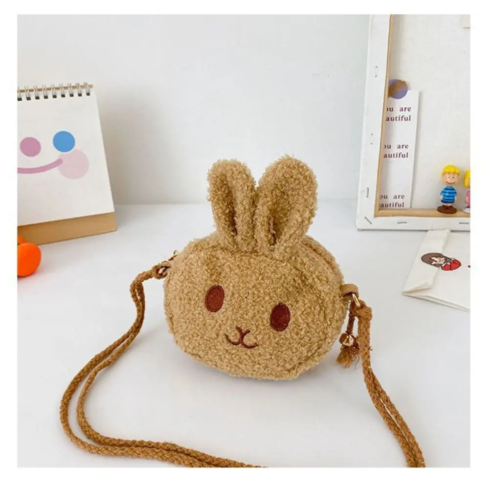 

Kids Cute New Year Gift Funny Purses Zipper Crossbody Bag Rabbit Shoulder Bag Coins Bag Messenger Bag