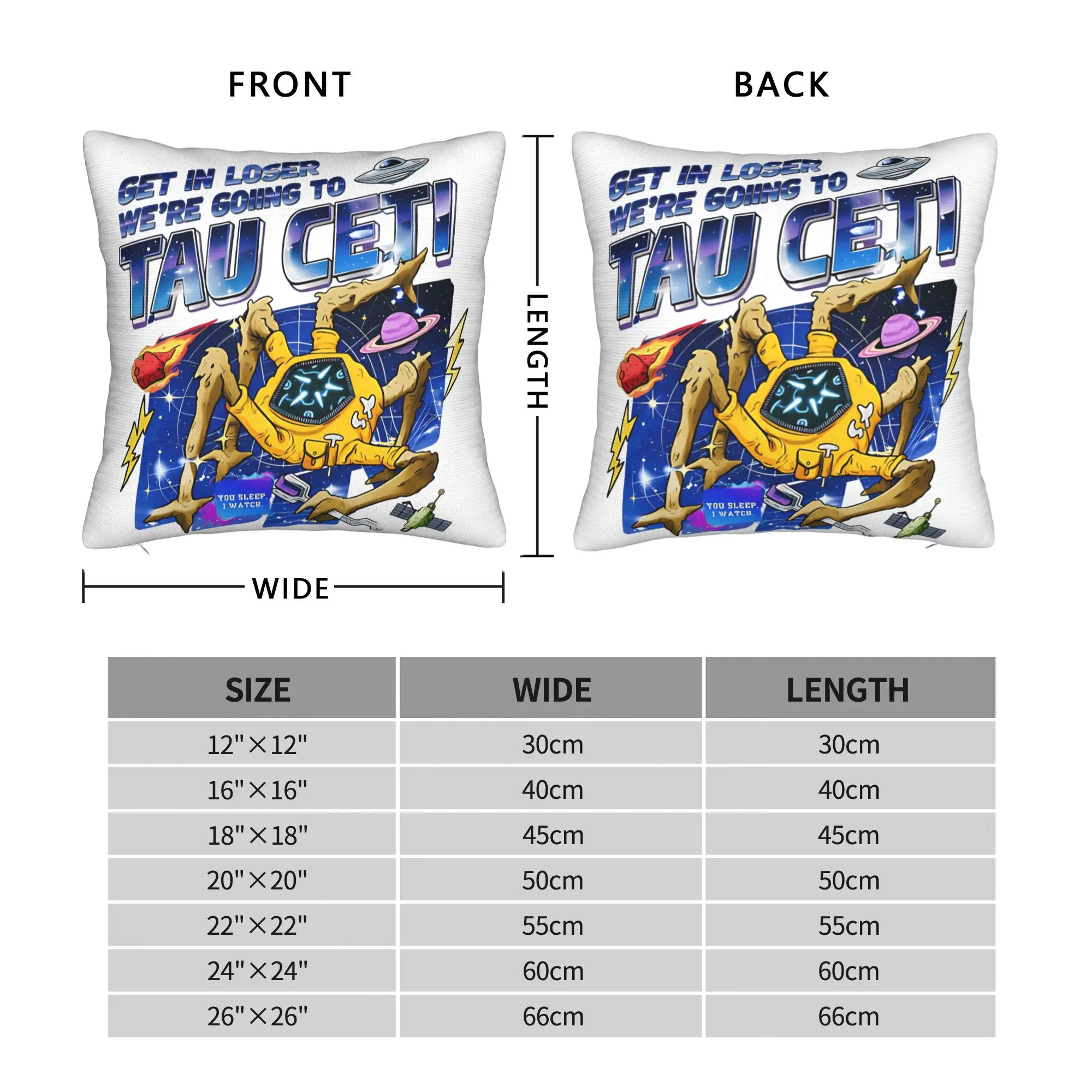 Project Hail Mary Going To Tau Ceti  Pillow Cover  Custom Cushion Cover Vintage Pillow Case For Sofa Bedroom Home Decor