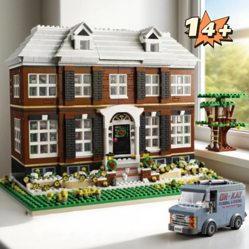 

Идеи фильм 3955 шт. Moc 21330 «Один дома», набор моделей, строительные блоки, кирпичи для мальчиков, детей, рождественские подарки