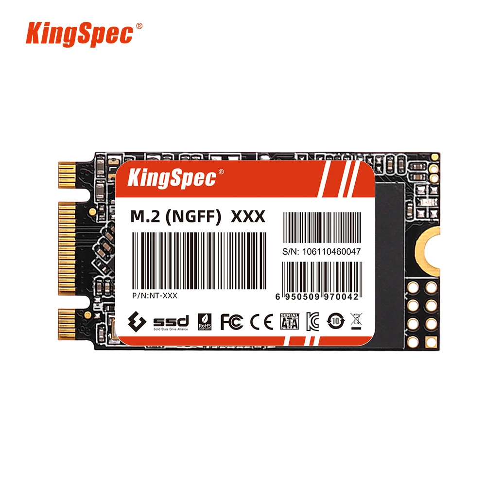 KingSpec M.2 NGFF SSD SATA3 1tb 512gb 256gb 128gb M.2 2242 NGFF SSD Internal Solid State Drives Hard Disk hdd for Laptop Desktop