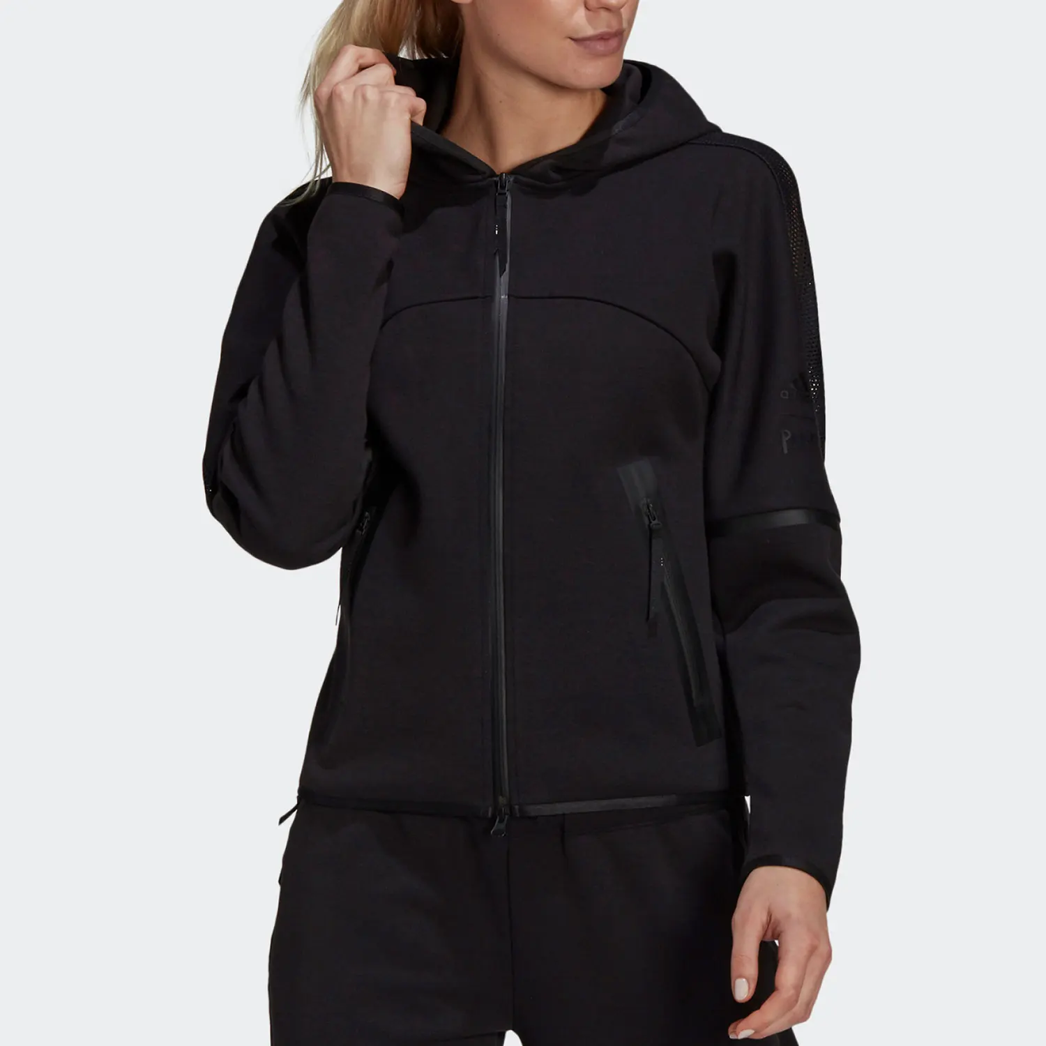 

Adidas genuine women's new hooded sports jacket H30033