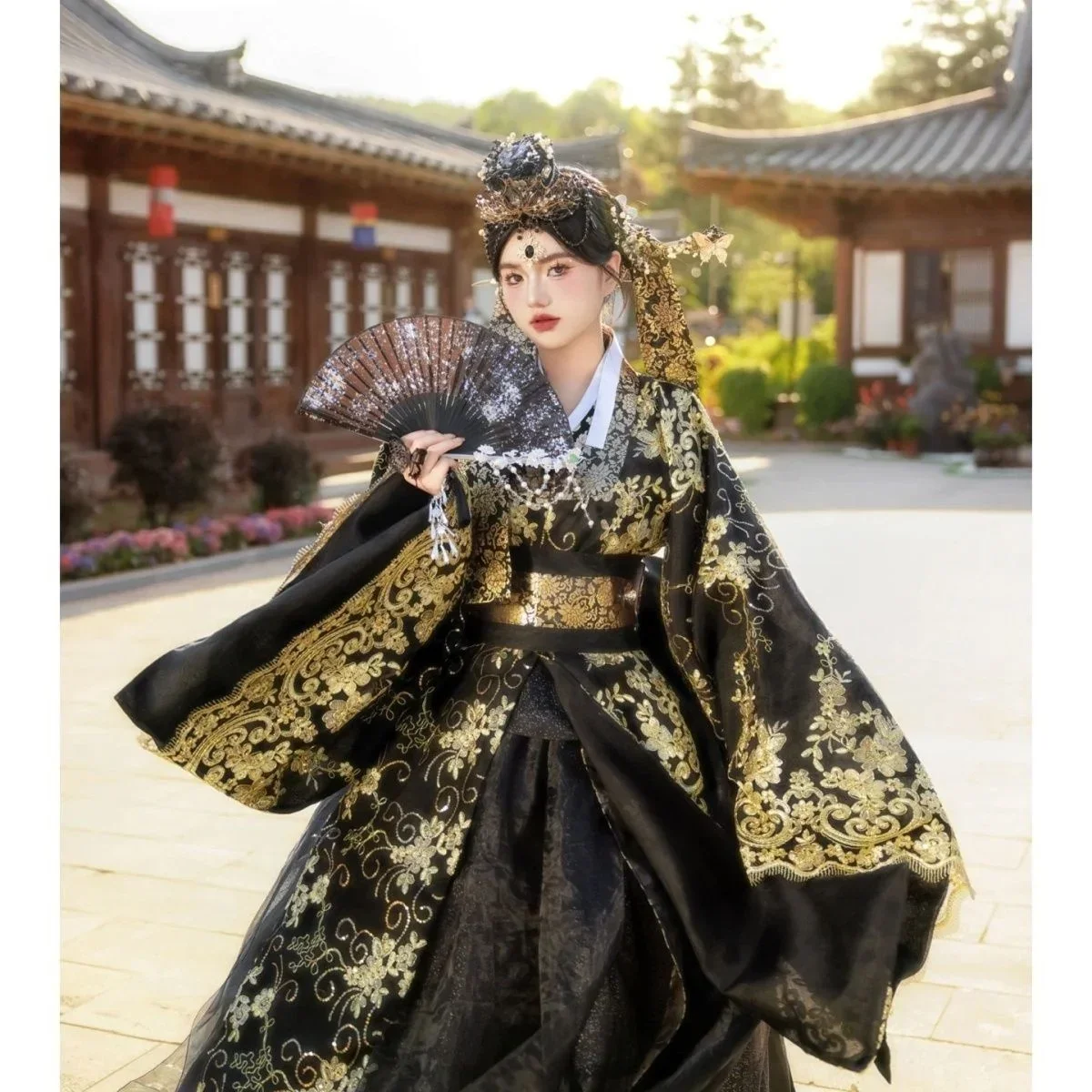 Hanbok roupas femininas traje tradicional vestido coreano modernizado melhorado tribunal coreano dança nacional cosplay vestidos hanbok한