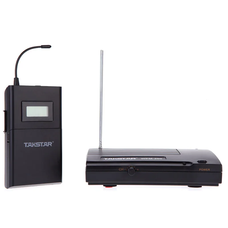 

TAKSTAR WPM-200R UHF Wireless Audio System Receiver LCD Display 6 Selectable Channels 50m Transmission Distance