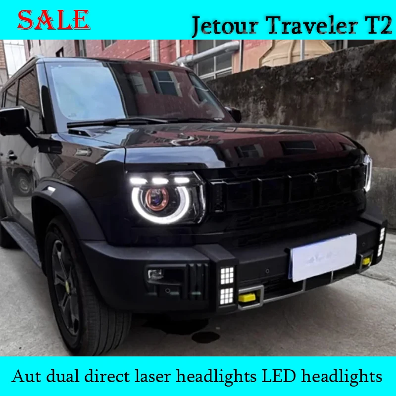 

Fit for JETOUR Traveler T2 2023-2024 Cars Ozum Dual Direct Laser Headlights LED Headlights Auto Headlights Exterior Accessories