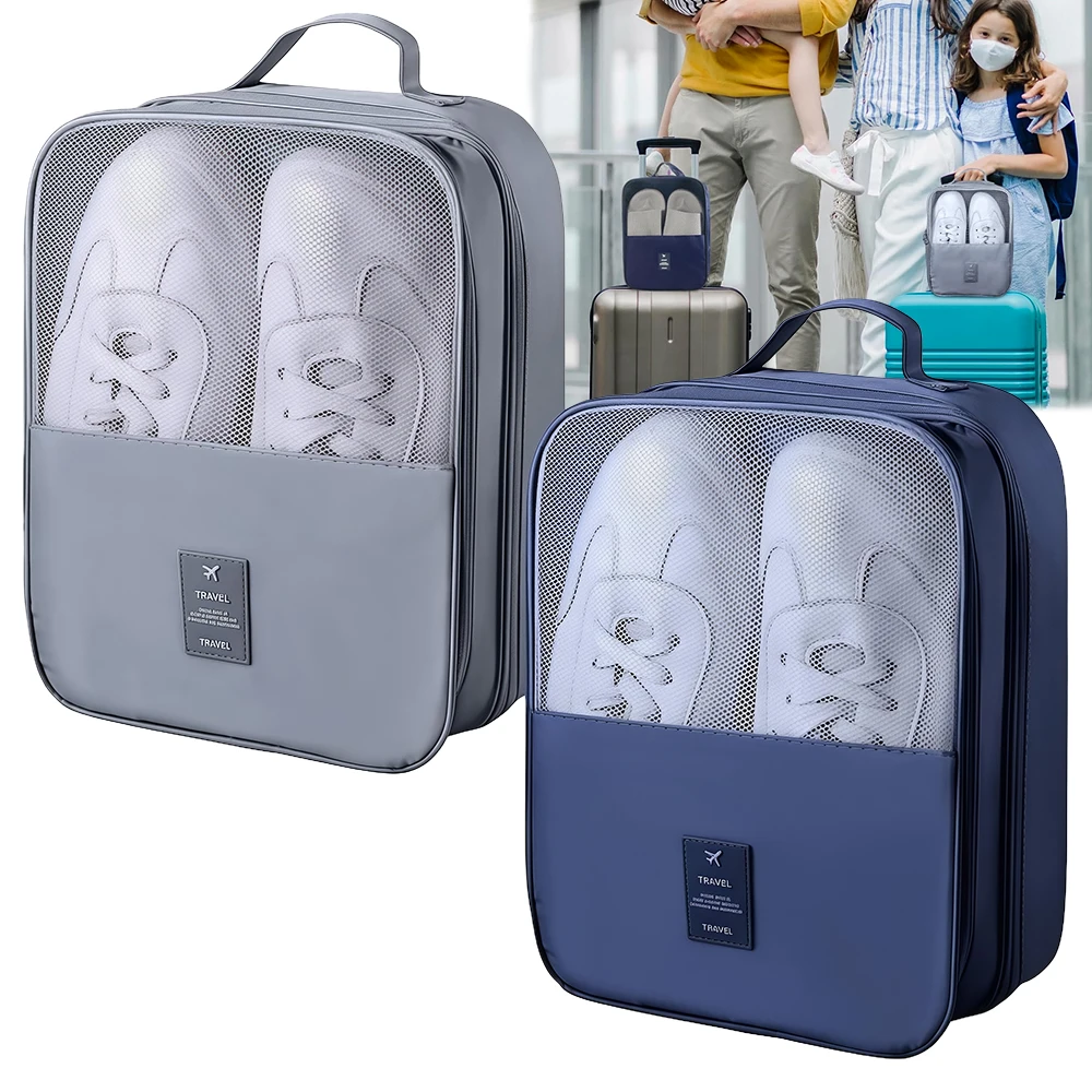 

1PCS Travel Shoe Bags,Holds 3 Pair of Shoes, Portable Shoes Storage Bag Organizer, Travel Luggage Shoe Organizer for Men Women