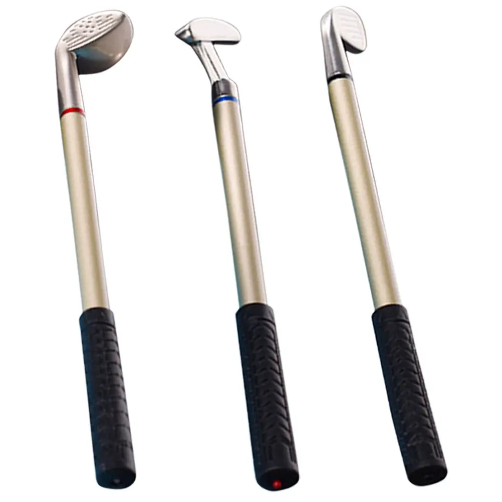 

Metal Golfing Ballpoint Pen Mini Alloy Simulation Club Design Novelty Gift For Men Office School Desk Stationery Supply