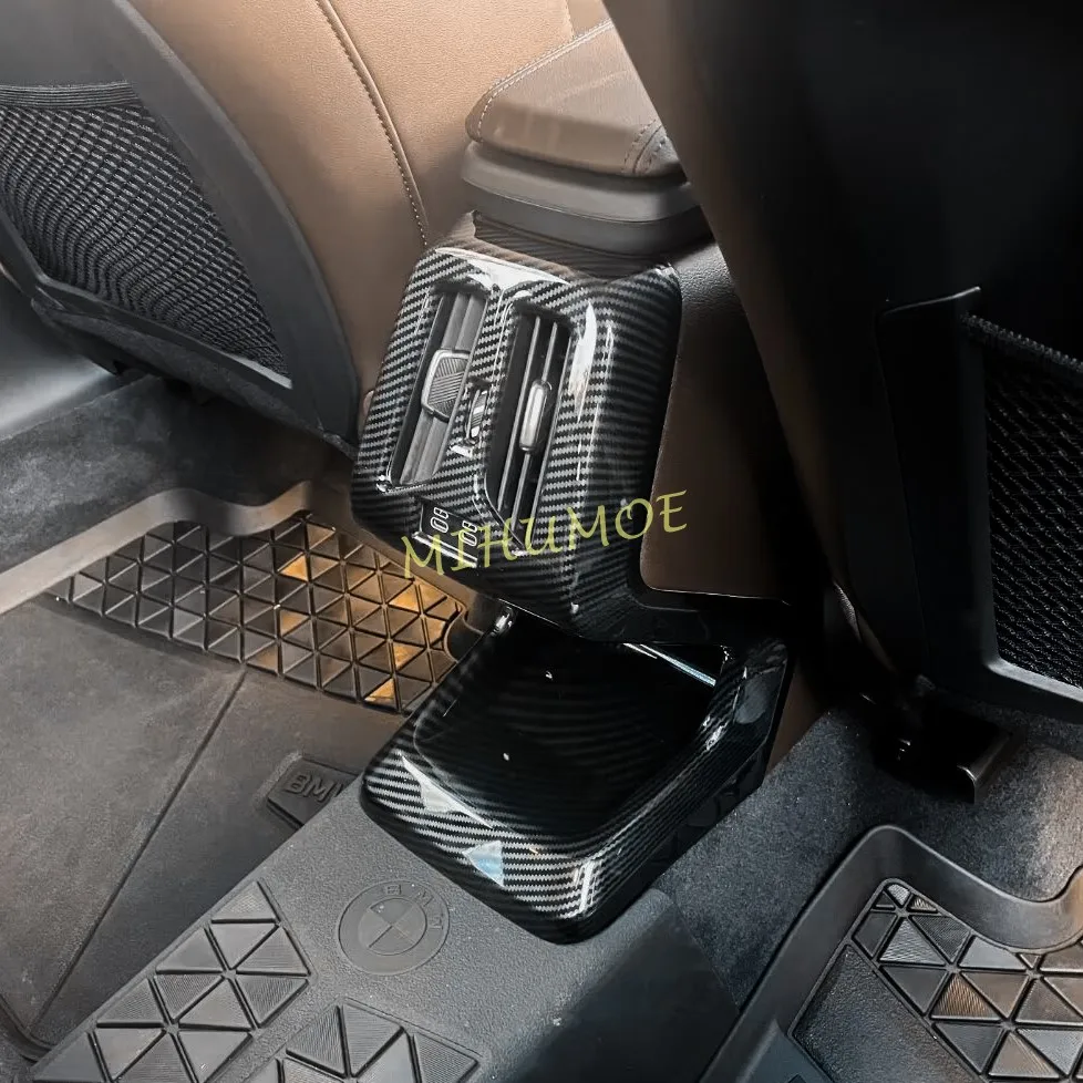 

Накладки из карбона на воздуховод и порт зарядки заднего сиденья для BMW X1 iX1 U11 X2 iX2 U10 2023 2024 2025 2026