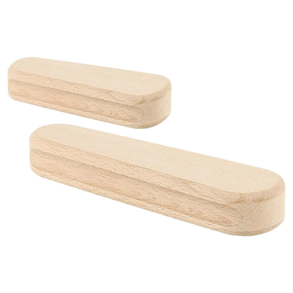 

2pcs Sewing Hardwood Wood Tailors Clapper Wood Wooden Sewing Tool Clapper Seam Rolling Wheel Quilting Accessories