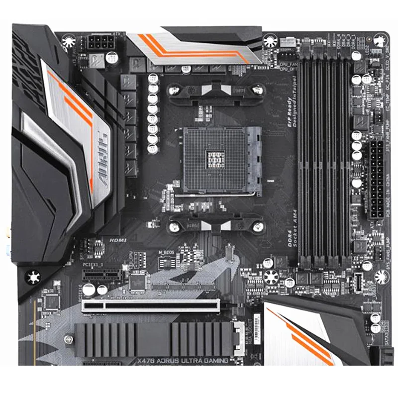 AORUS 울트라 게이밍 마더보드 소켓, AMD X470 데스크탑 메인보드 M,2 NVME USB3.0, AM4 DDR4 64GB