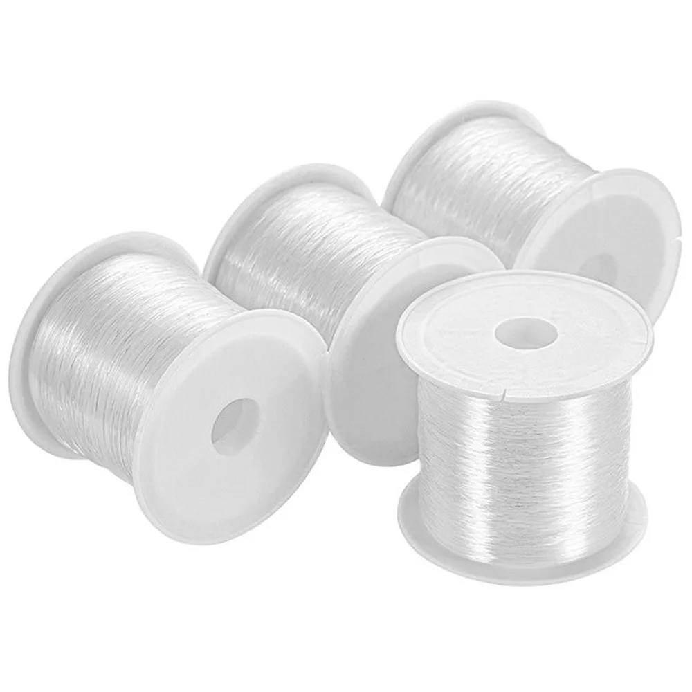 150-10Meter 0.2-0.8Mm Zwart Transparant Non-Stretch Sterke Vis Lijn Kraal Touw Nylon Draad string Voor Sieraden Maken Vinden