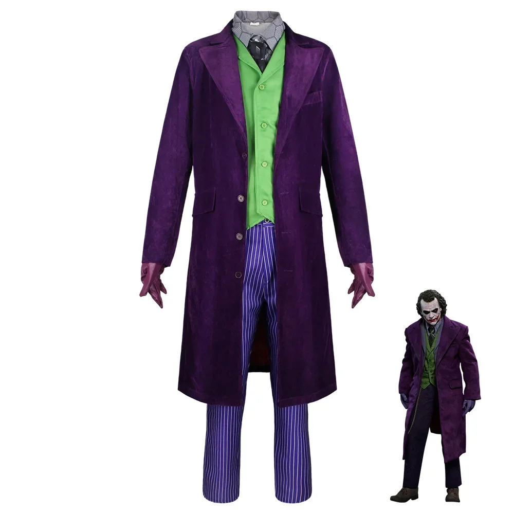 

Role-playing Uniform Joker Cosplay Costume Dark Knight Thickened Same Style Heath Ledger Joker Cosplay Stage Costume