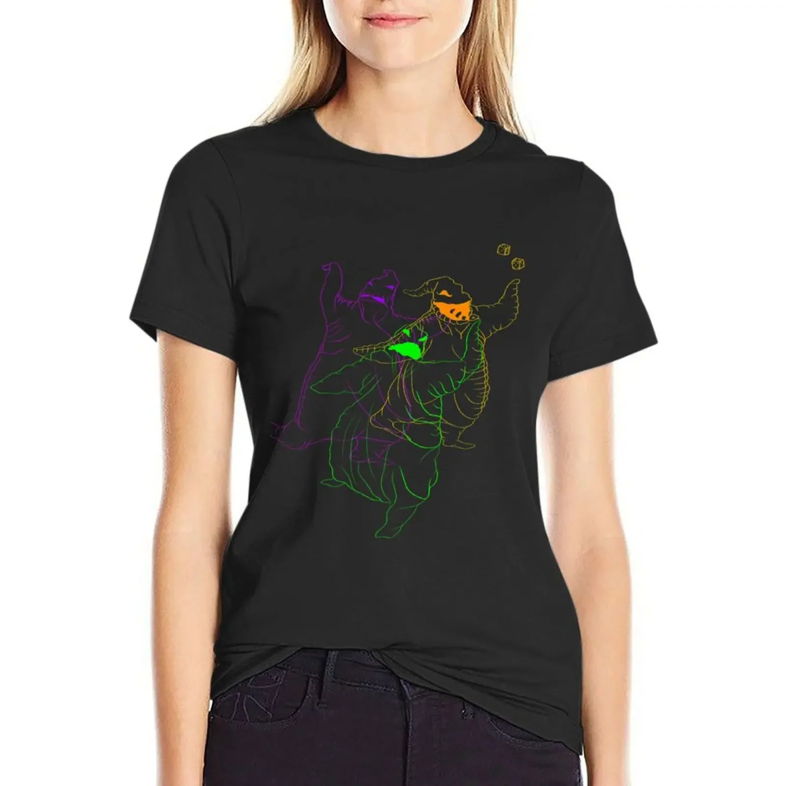 

Oogie Boogie T-Shirt heavyweights kawaii clothes vintage clothes animal prinfor Women clothes