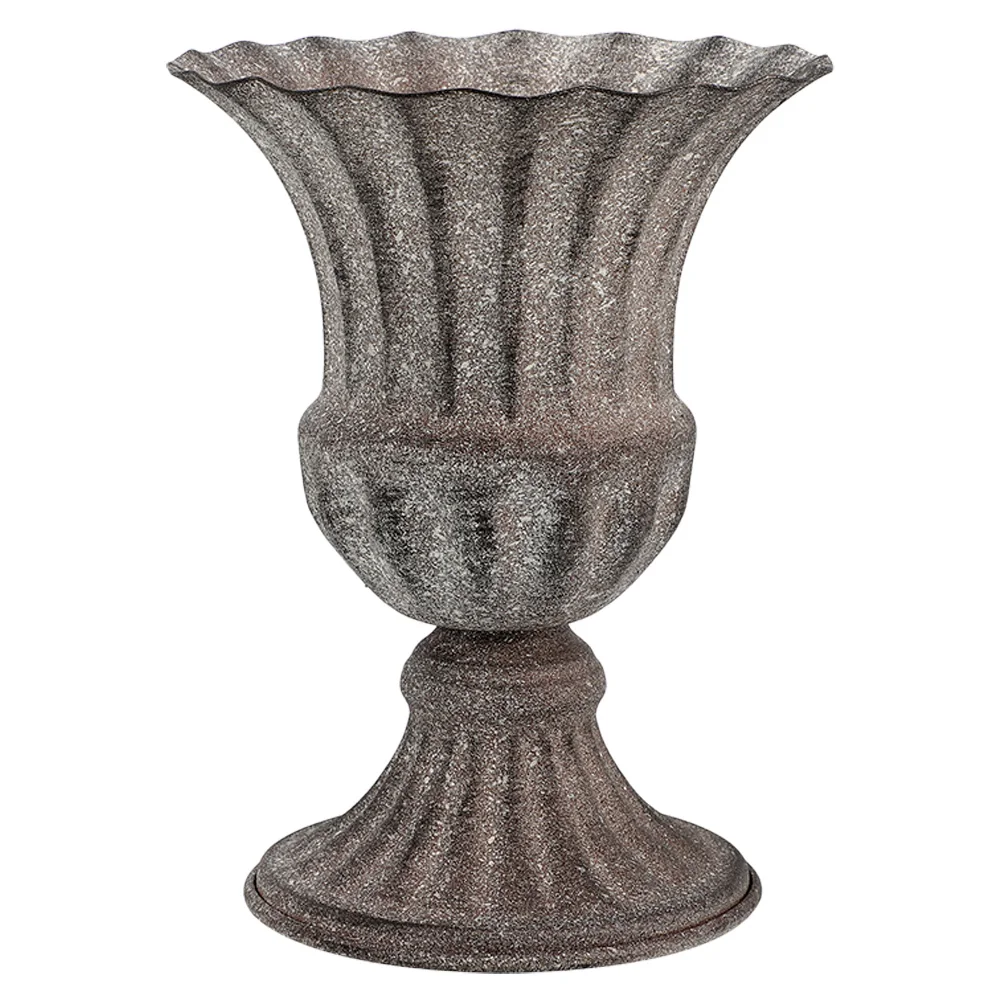 

Roman style Cemetery Vintage Graveyard Classic Planter Iron Graveyard Flowerpot Planter Holder multiuse home table