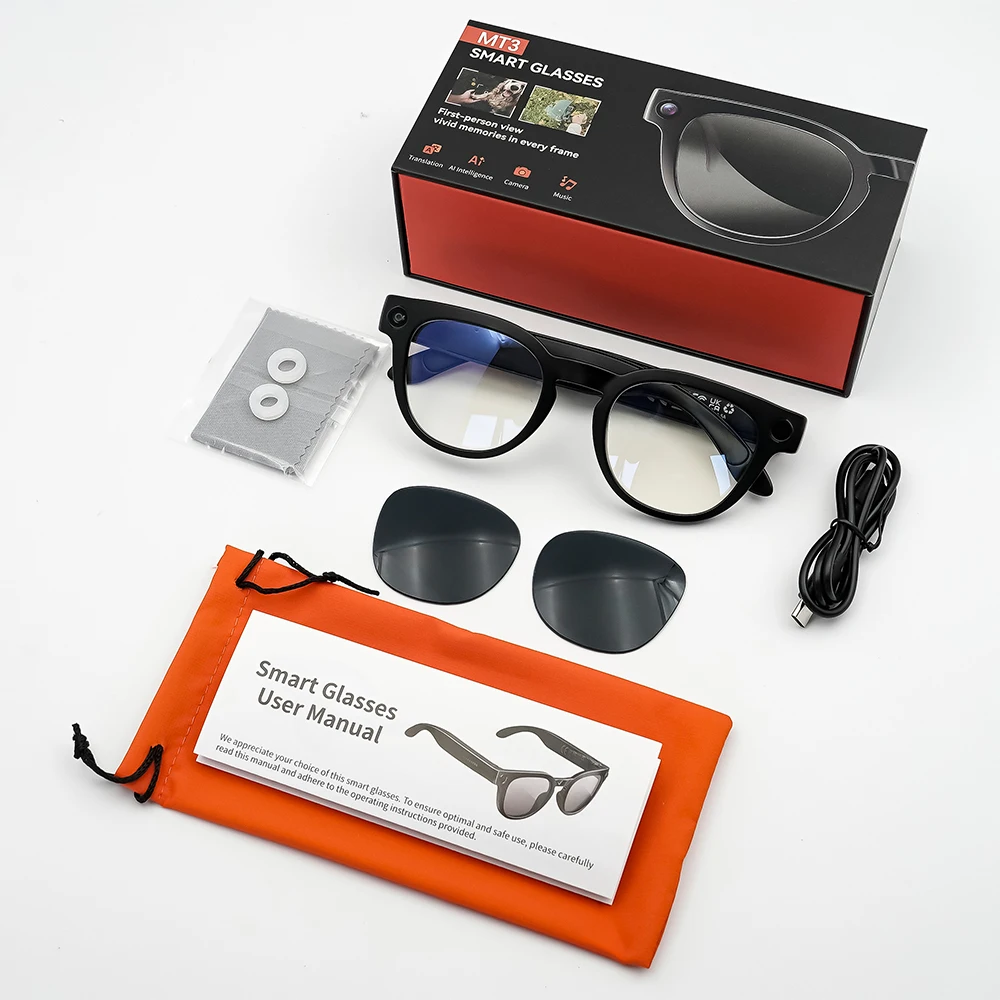 MT3 AI smart glasses, with 8MP - Smart Glasses Lens review and price