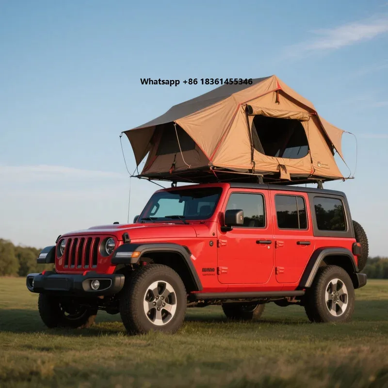 

Hot Selling ABS Hard Side Opening Roof Tent, Waterproof Ox Fabric Top Camping