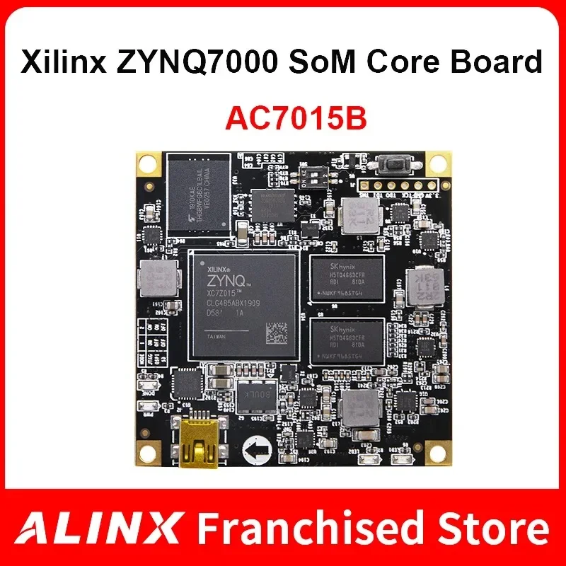 

ALINX SoM AC7015B: XILINX Zynq-7000 SoC XC7Z015 ZYNQ ARM 7015 FPGA Development Board SoM 8G eMMC System on Module