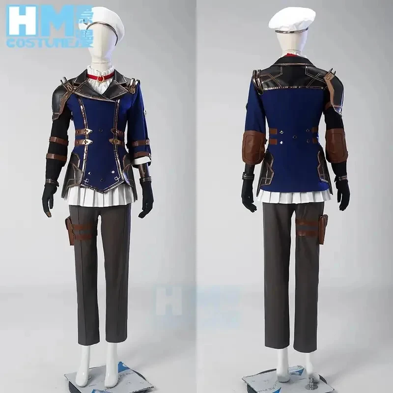 LOL "Valoran" No. 2 costume of Caitlyn Kiraman - Peltorov Police Chief Combat Uniform, suitable for Halloween and Christma FD1;6 - view 2
