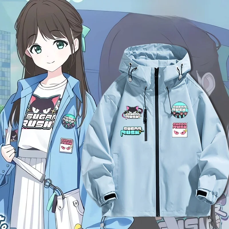 

Куртка Blue Archive Band ira Archive, мужская, б/у, ветрозащитная, свободного кроя, из полиэфирного волокна, длинный рукав