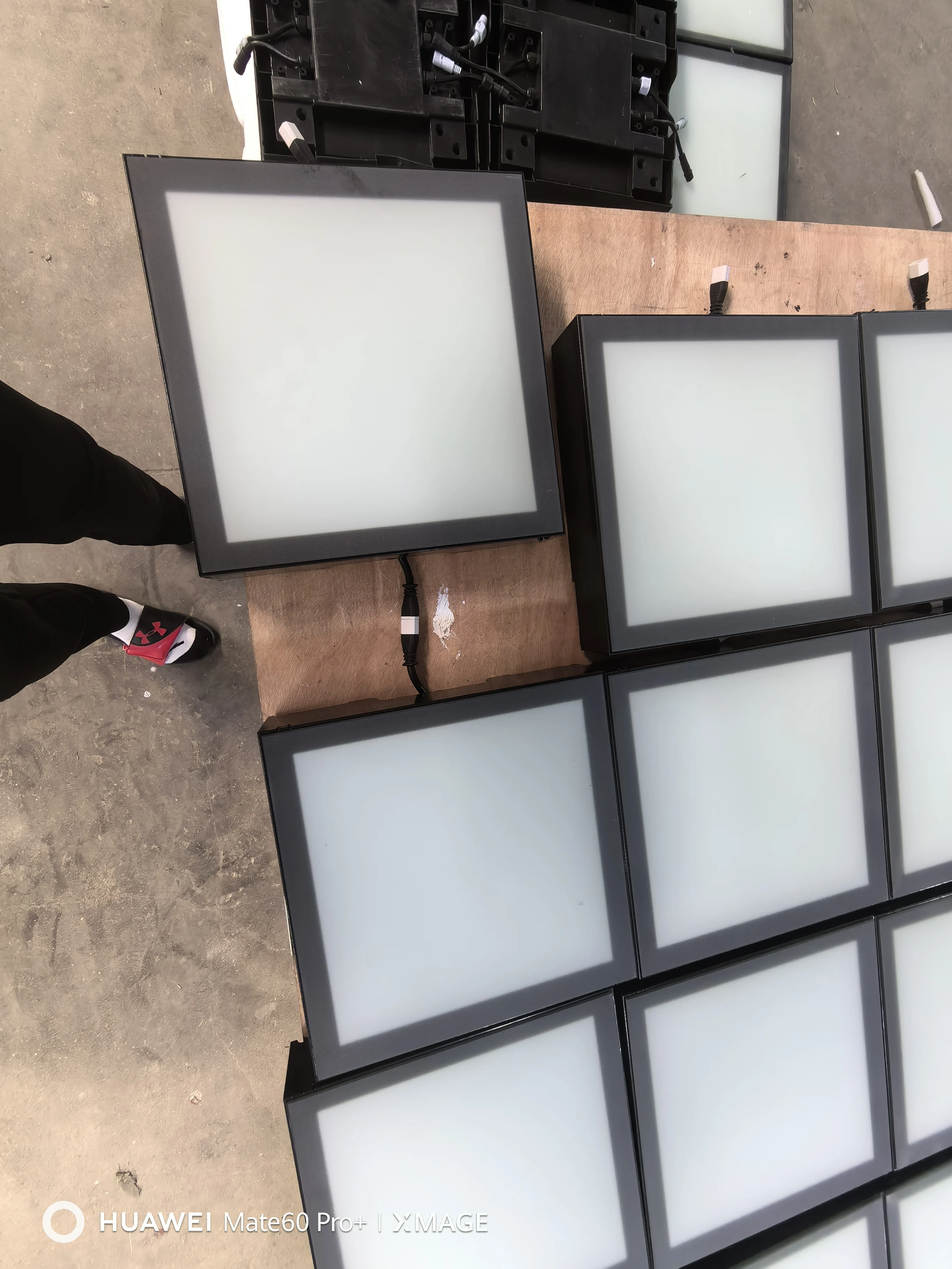 Indoor Activate Game Led Floor Interactive Led Screen Floor Tile Light Game  for People - view 5
