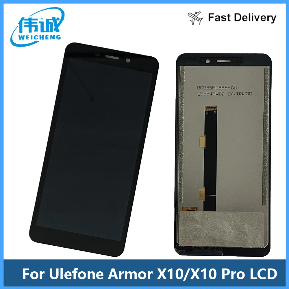 

5.45" For ULEFONE ARMOR X10 Pro LCD Display+Touch Screen Digitizer Assembly Tested LCD Sensor For Ulefone Armor X10 LCD Display