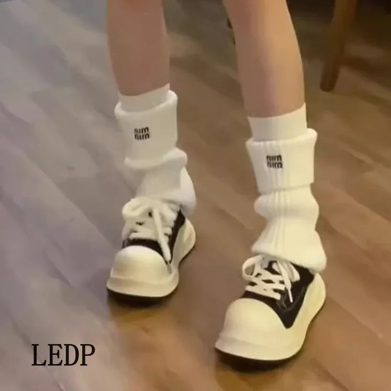 LEDP-sapatos de lona com cordões para mulheres, sapatos casuais, sapatos de tábua grande, sola grossa, cordões, senso de design de nicho, fofo, outono, nova marca, 2022