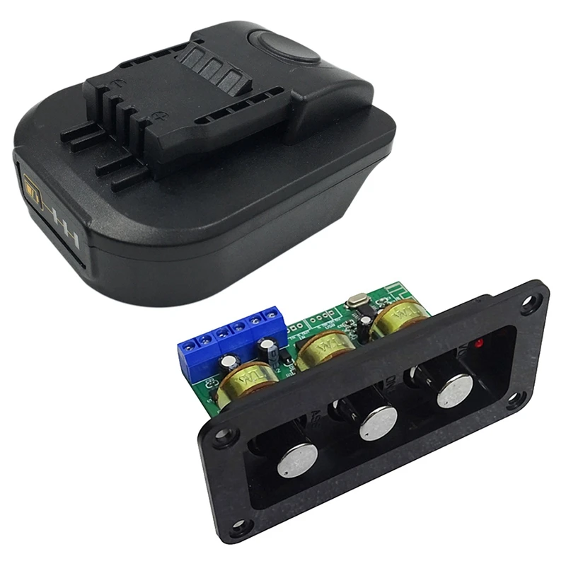 

1 Pcs Battery Tool Adapter Converter & 1 Pcs Mini Bluetooth Amplifier Power Audio Board 20Wx2 Amp Sound Amplifiers