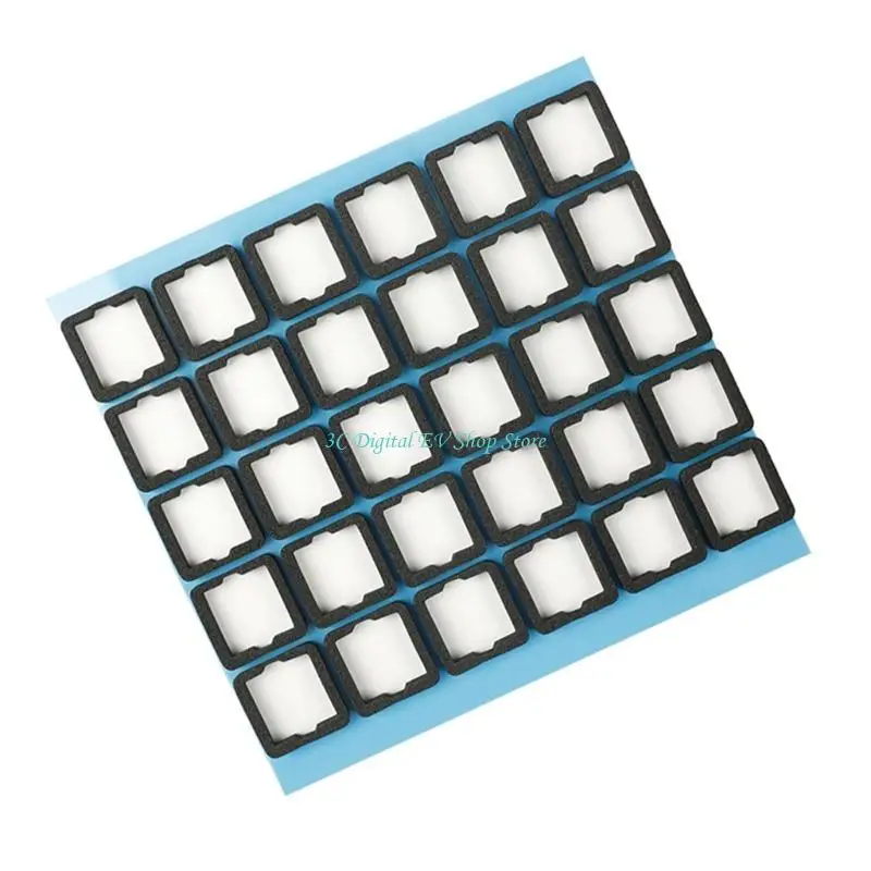 E74D Mechanical Keyboard DIY Switches Sound Dampeners Sheet Inter Shaft Silencers Foam