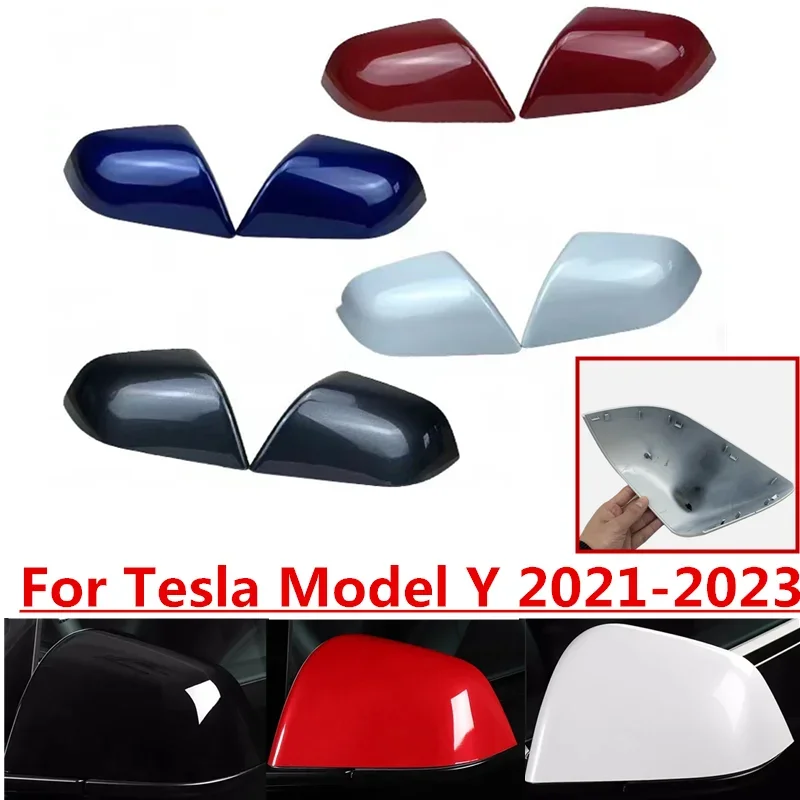 

Car Replacement Rearview Side Door Mirror Shell Cover Trim Caps For Tesla Model Y 2021 2022 2023