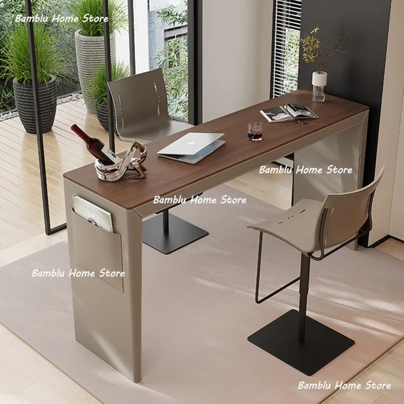 

American Retro Style Bar Tables Italian High-end Balcony Simple Bar Tables Fashion Household Furniture Mesa De Jantar YS40CC