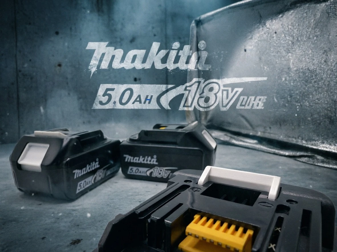 

Makita 18V 5.0Ah Durable Li-ion Battery BL1850 Replacement for Makita 18V LXT Cordless Power Tools Drill Saw Wrench Screwdriver
