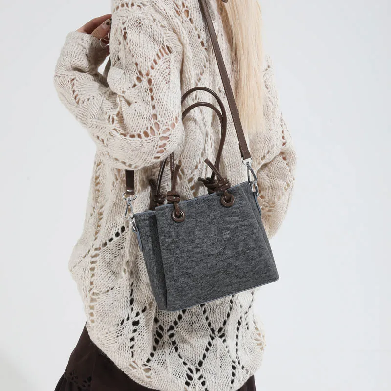 

2025 Winter Color Block Shoulder Bag for Women, Multi-way Crossbody Purse with Adjustable Strap, Casual Daily Use Tote for Work