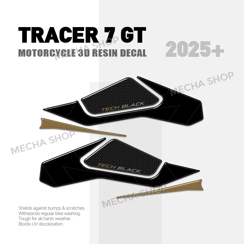 For Tracer 7 GT 2025 2026 Stickers Motorcycle HandGuard Stickers Shield Hand Guard Decals