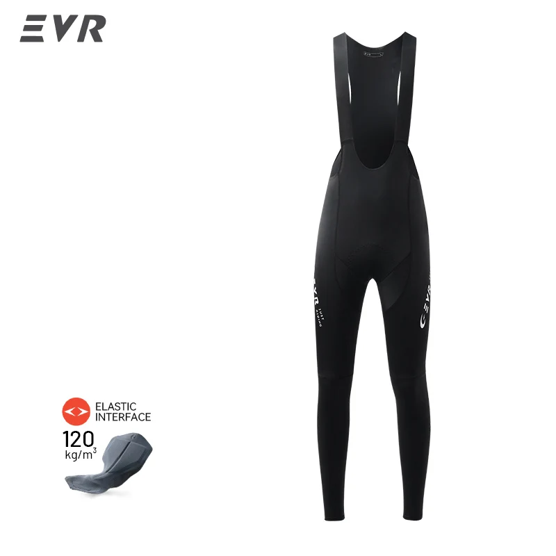 EVR Lente en herfst fietsbroek voor heren met dubbele pijlvoering, wegfietsbroek, sneldrogende, ademende fietsbroek