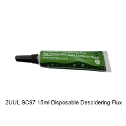 2UUL SC97 15ml Disposable Desoldering Flux For Mobile Phone FPC Dock Connector Repair for Electronics Tools Phone Repair