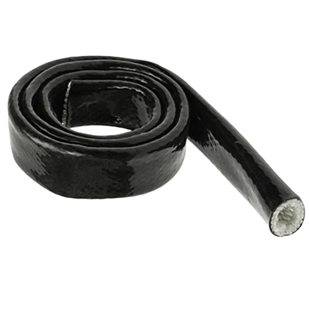 Flexible Fire Armor Sleeve Glass Fiber Heat Protection Silicone Coated Cover for Bundling Wires and Cables