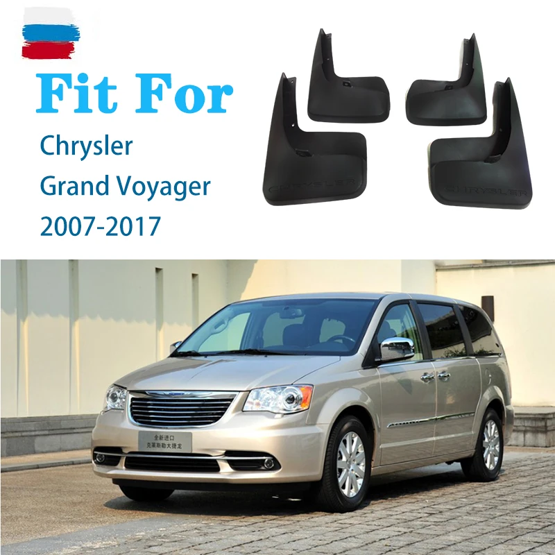 Mudflaps FOR Chrysler Grand Voyager Mudguards Fender Mud Flap Guard Splash Mudguard Fenders car accessories auto styline 4pcs