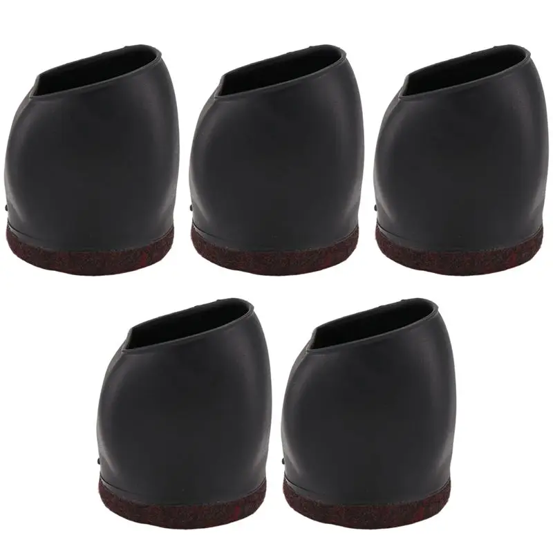 A01F-Rubber Bed Office Chair Wheel Stopper Furniture Legs Caster Cups Chair Feet Floor Protectors Felt Pads