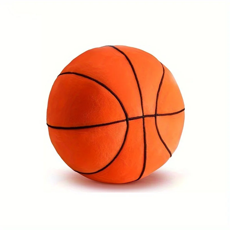 Basketball-Plüschkissen, Jungenspielzeug, Sport-Plüschtier, Ball, sportlicher Stil, dekoratives Kissen für Kinderzimmer, superweiches Basketballkissen