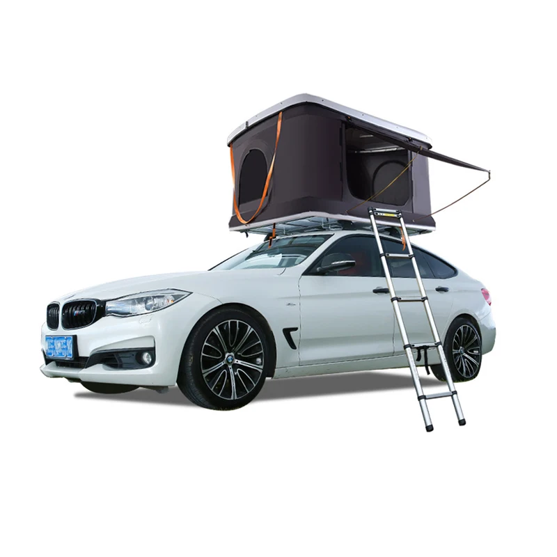 2023 Aluminum Car Roof Tent Hydraulic Strut Style Hard Shell Rooftop Tent for Suv Car Vehicles