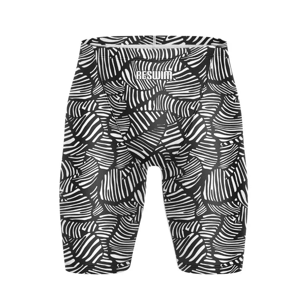 Men's Swim Jammer Swimsuit Trunks New Racing Swimsuit Athletic Competitive Swimming Shorts Endurance Anti-Chlorine Surfing Pants