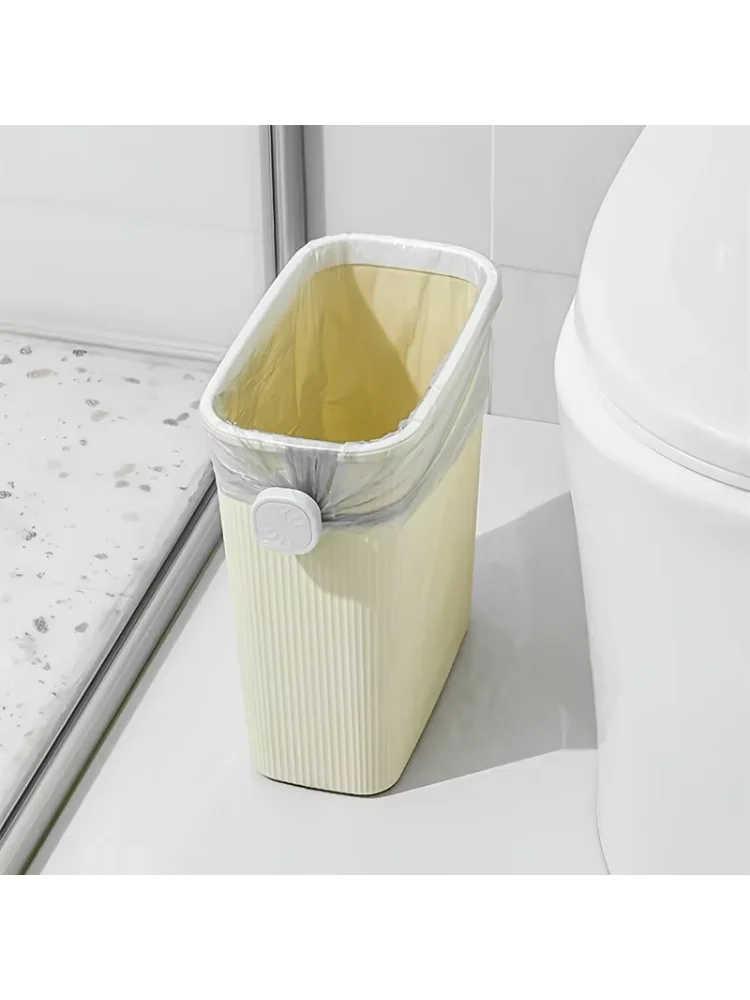 Rotating Anti-Slip Garbage Bag Holder Clip - Fastener for Kitchen, Bathroom, Living Room & Outdoor Trash Can Use