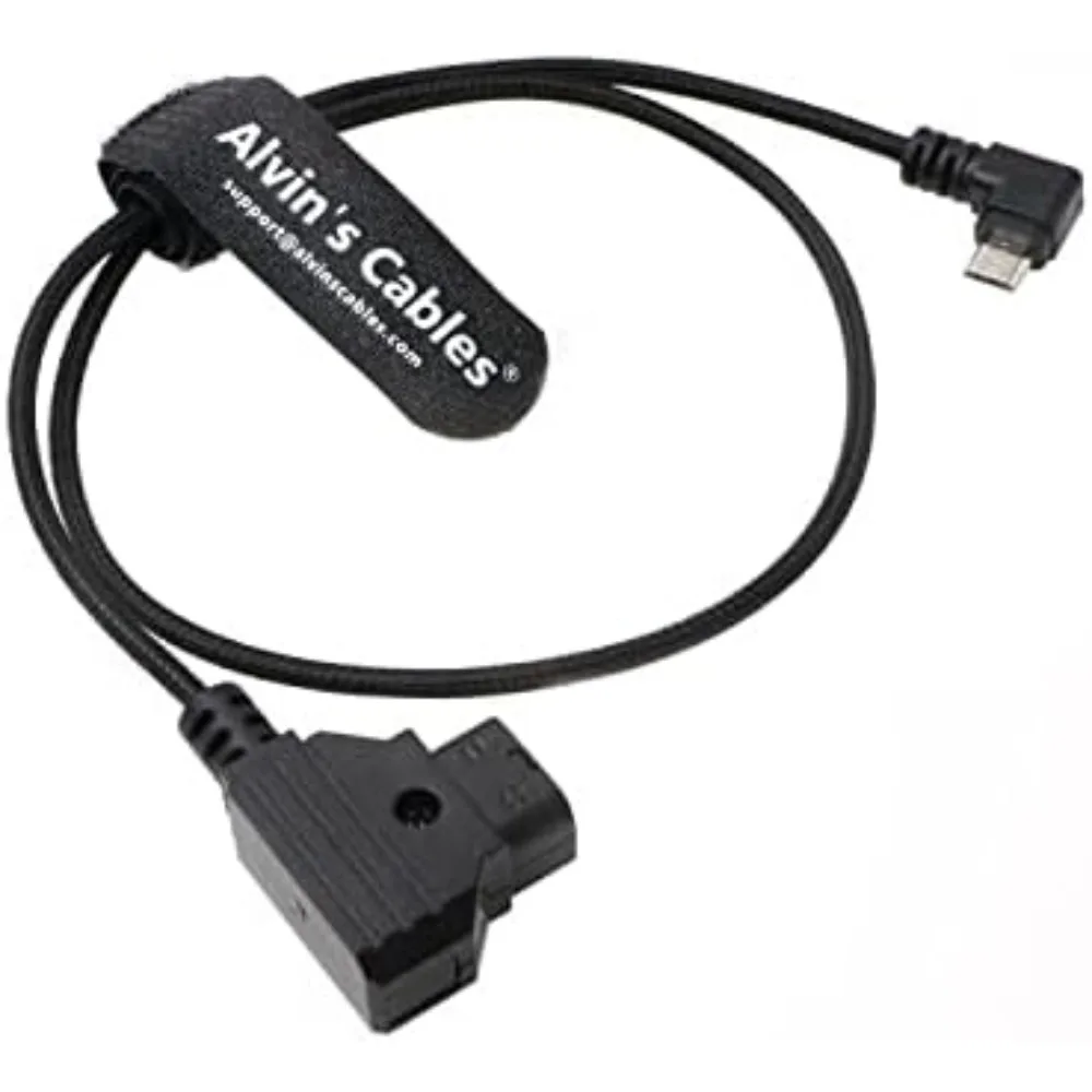 

Motor-Power-Cable for Tilta-Nucleus-Nano Micro-USB Right-Angle to D-Tap Alvin's Cables